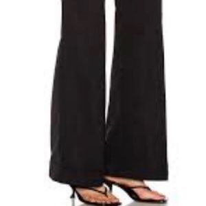 Black flare dress pants